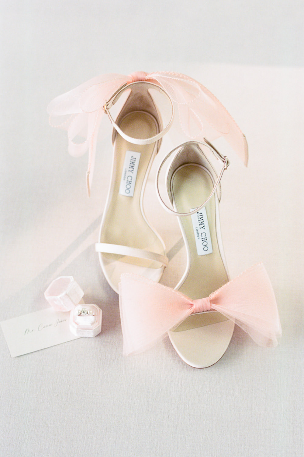Pink Jimmy Choo Wedding Shoes